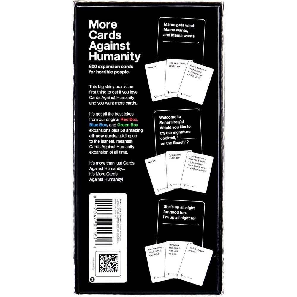 More Cards Against Humanity 600-card Expansion