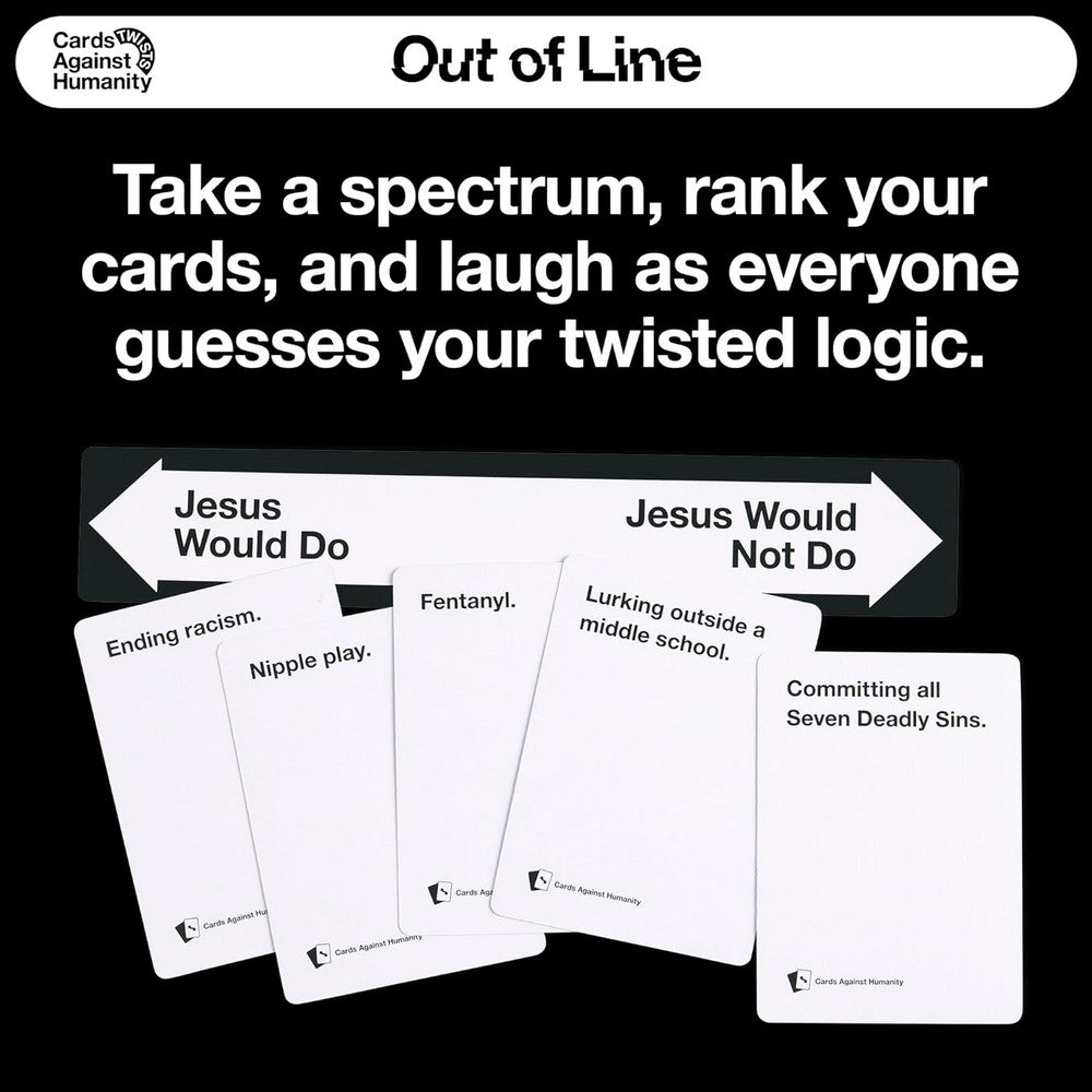 Out of Line Party Game - Cards Against Humanity