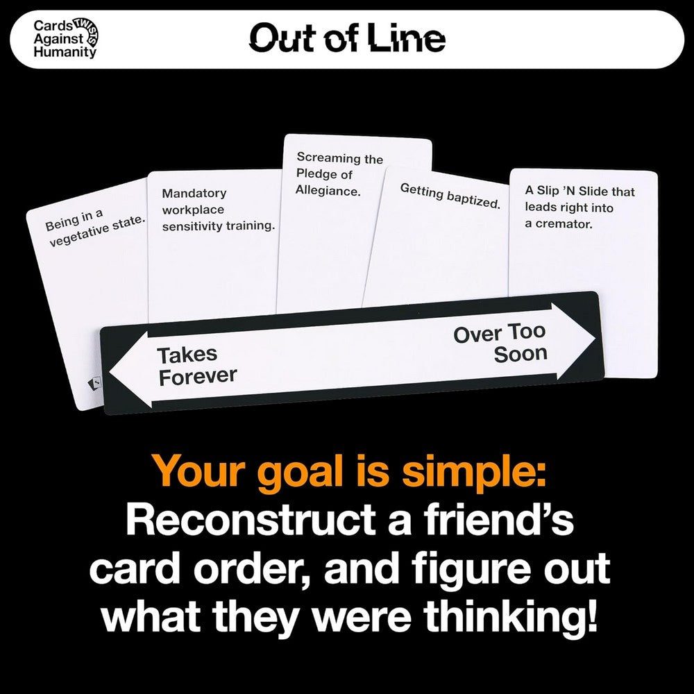 Out of Line Party Game - Cards Against Humanity