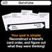Out of Line Party Game - Cards Against Humanity