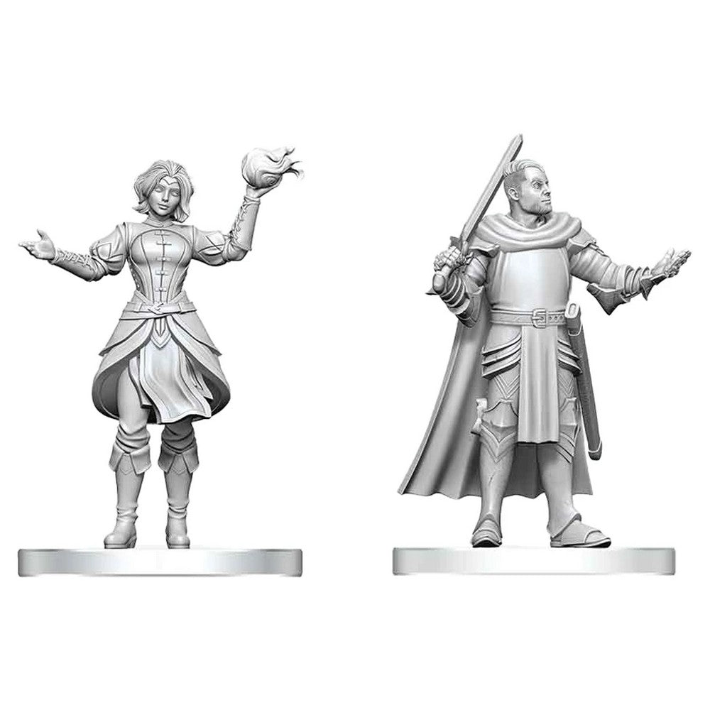 Knight & Mage Apprentice - D&D Nolzurs Marvelous Miniatures