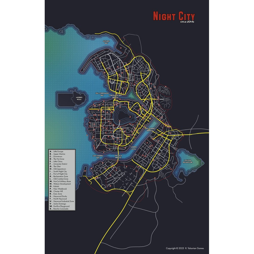 NIght City 2048 - Cyberpunk RED RPG