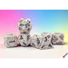 CHX25321 Birthday/Black Speckled Polyhedral 7-Die Set Chessex