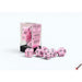 CHX25354 Pink/black Speckled Polyhedral 7-Die Set Chessex