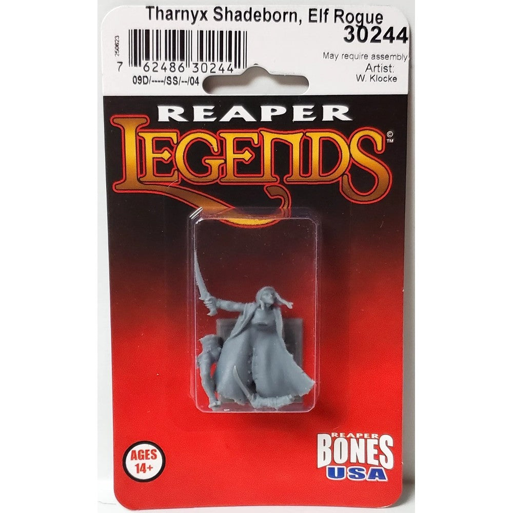 Tharnyx Shadeborn, Elf Rogue Reaper: Bones USA Dungeon Dwellers