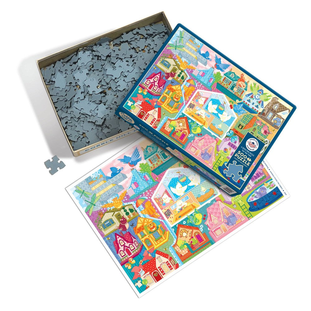 Rainbow Birdies 500pc - Cobble Hill