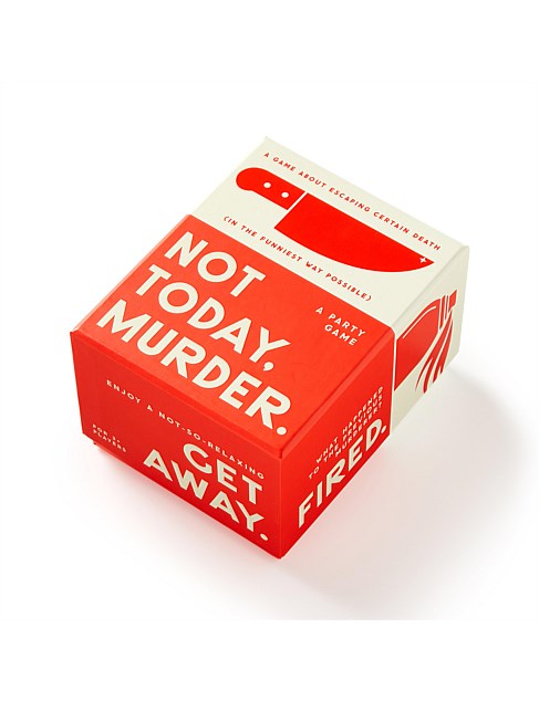 Not Today Murder Social Game Set