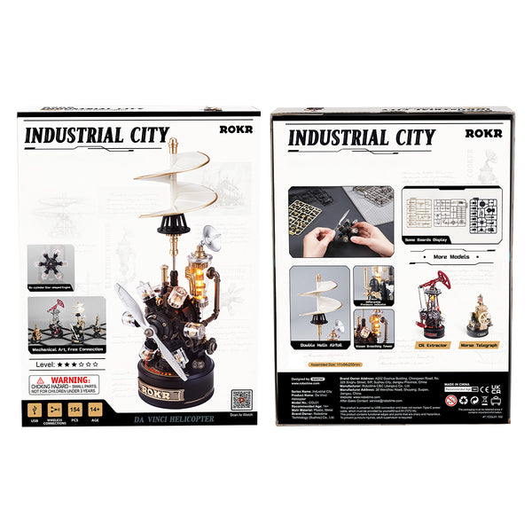 Da Vinci Helicopter - Industrial City ROKR