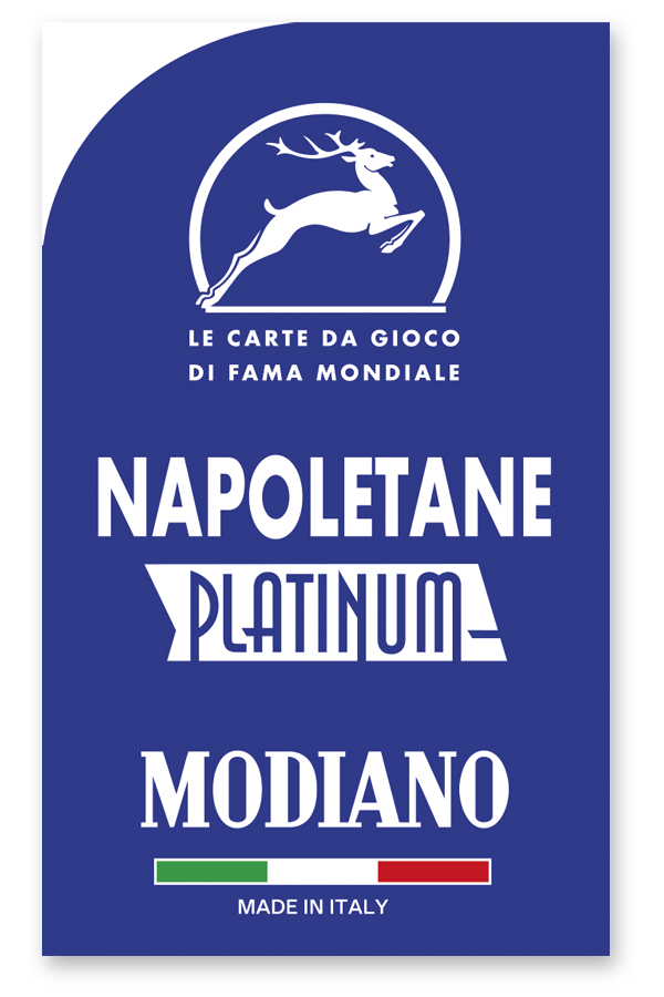 Platinum Napoletane 100% Plastic Modiano Cards