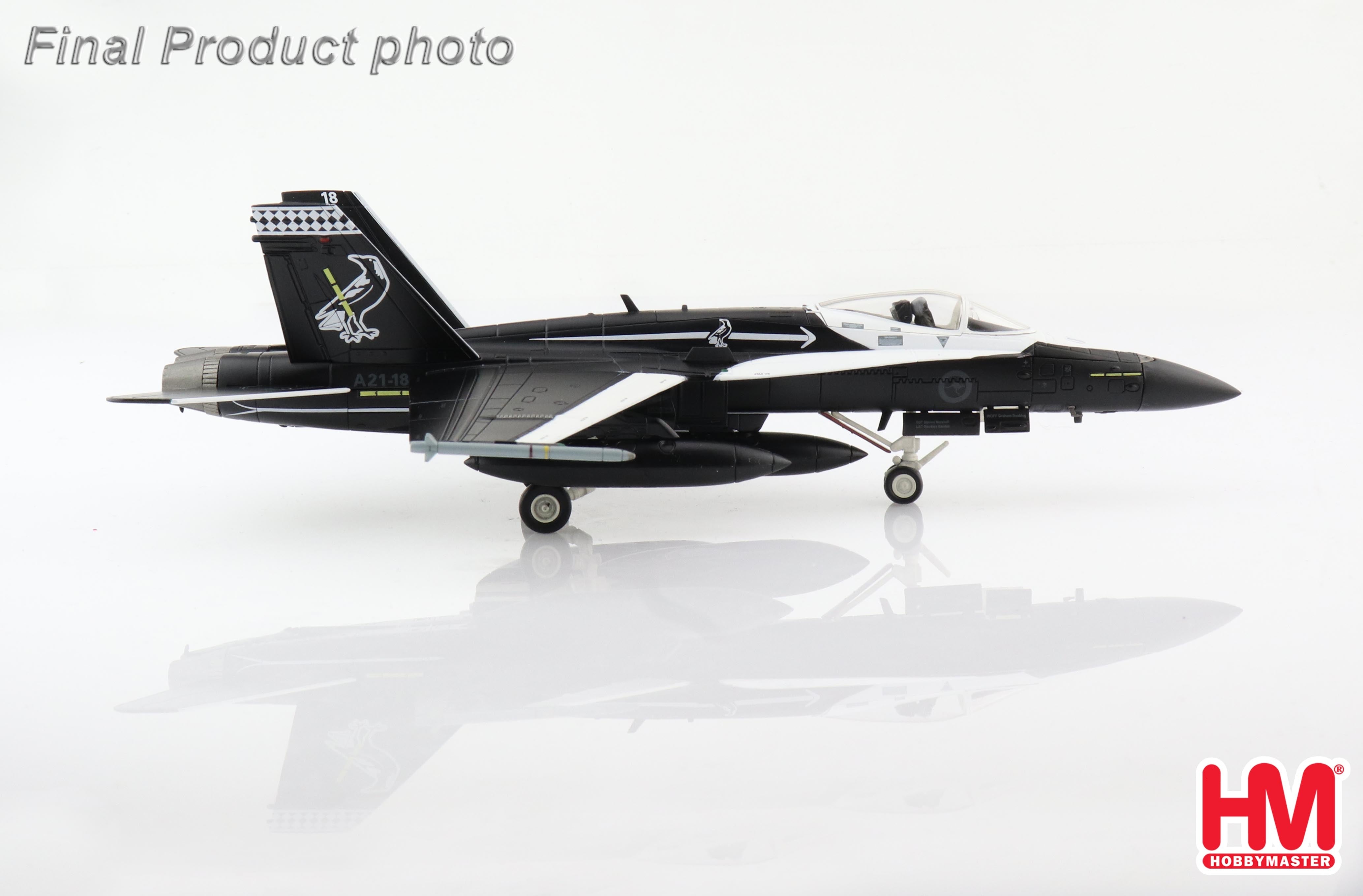 1/72 RAAF F/A-18A Hornet No.75 Sqn Commem. Design (Magpie) A21-18 Tindal 2021