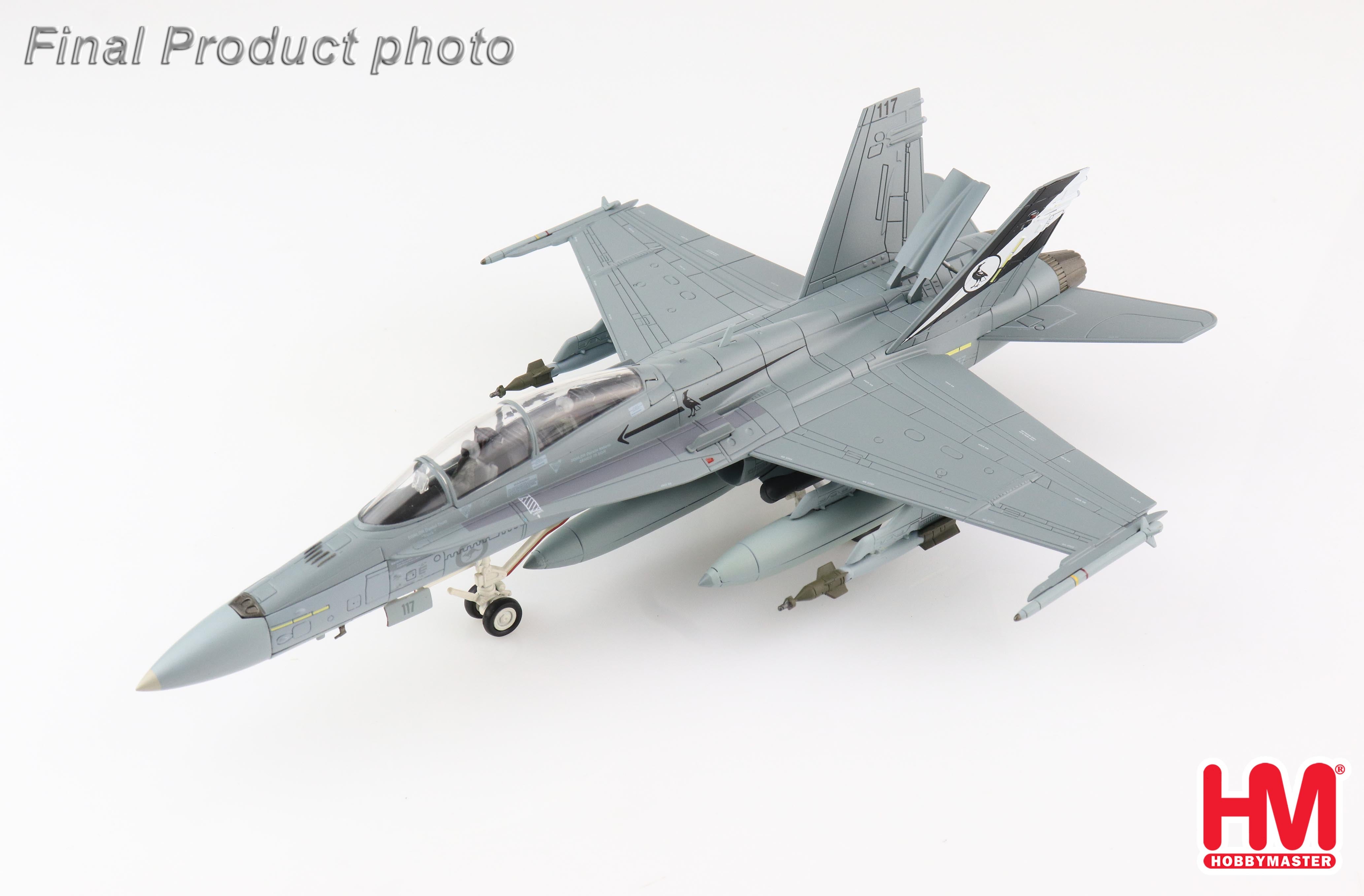 1/72 RAAF F/A-18B Hornet No.75 Sqn Final Flight A21-117 Tindal 2021