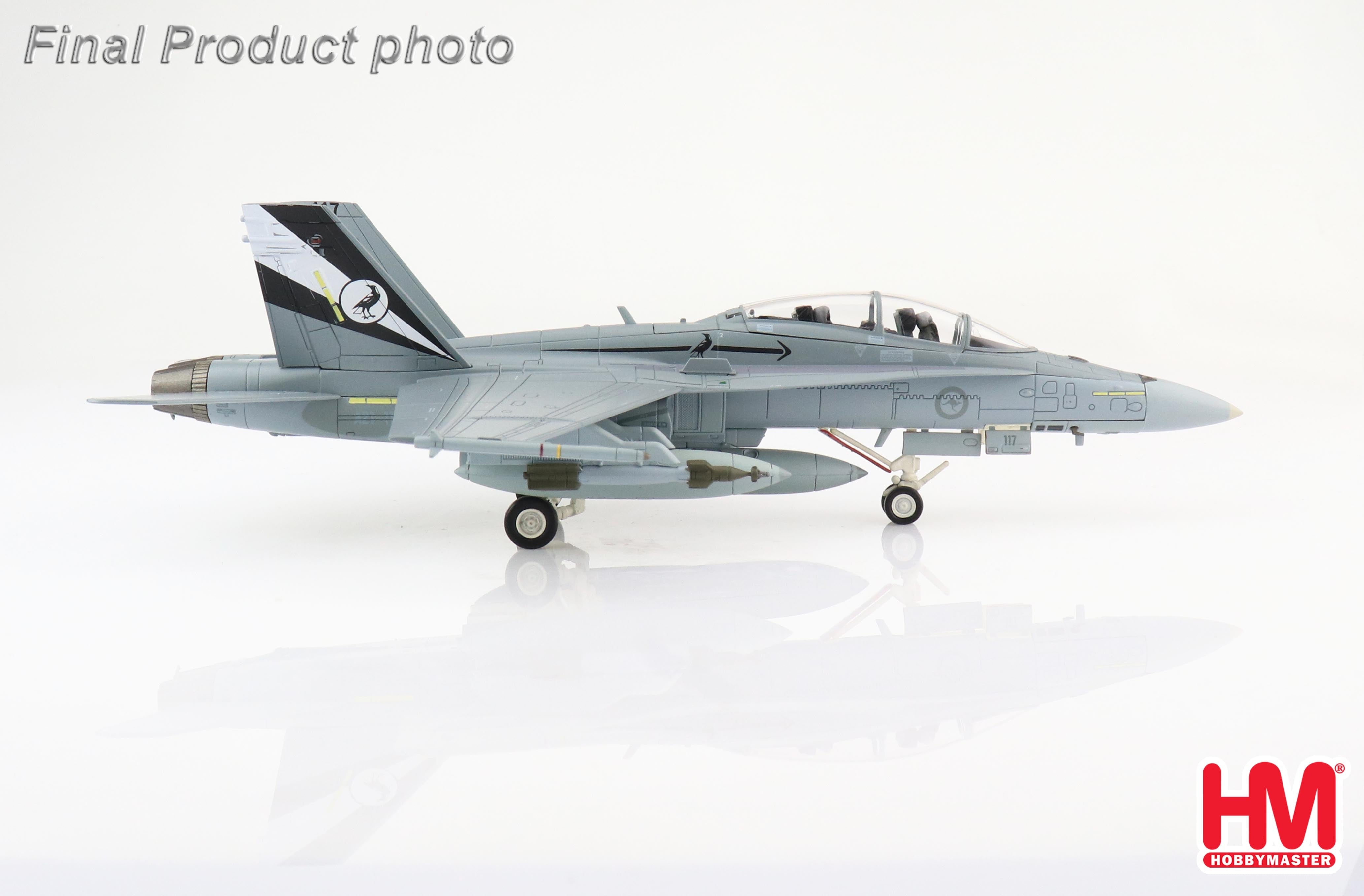 1/72 RAAF F/A-18B Hornet No.75 Sqn Final Flight A21-117 Tindal 2021
