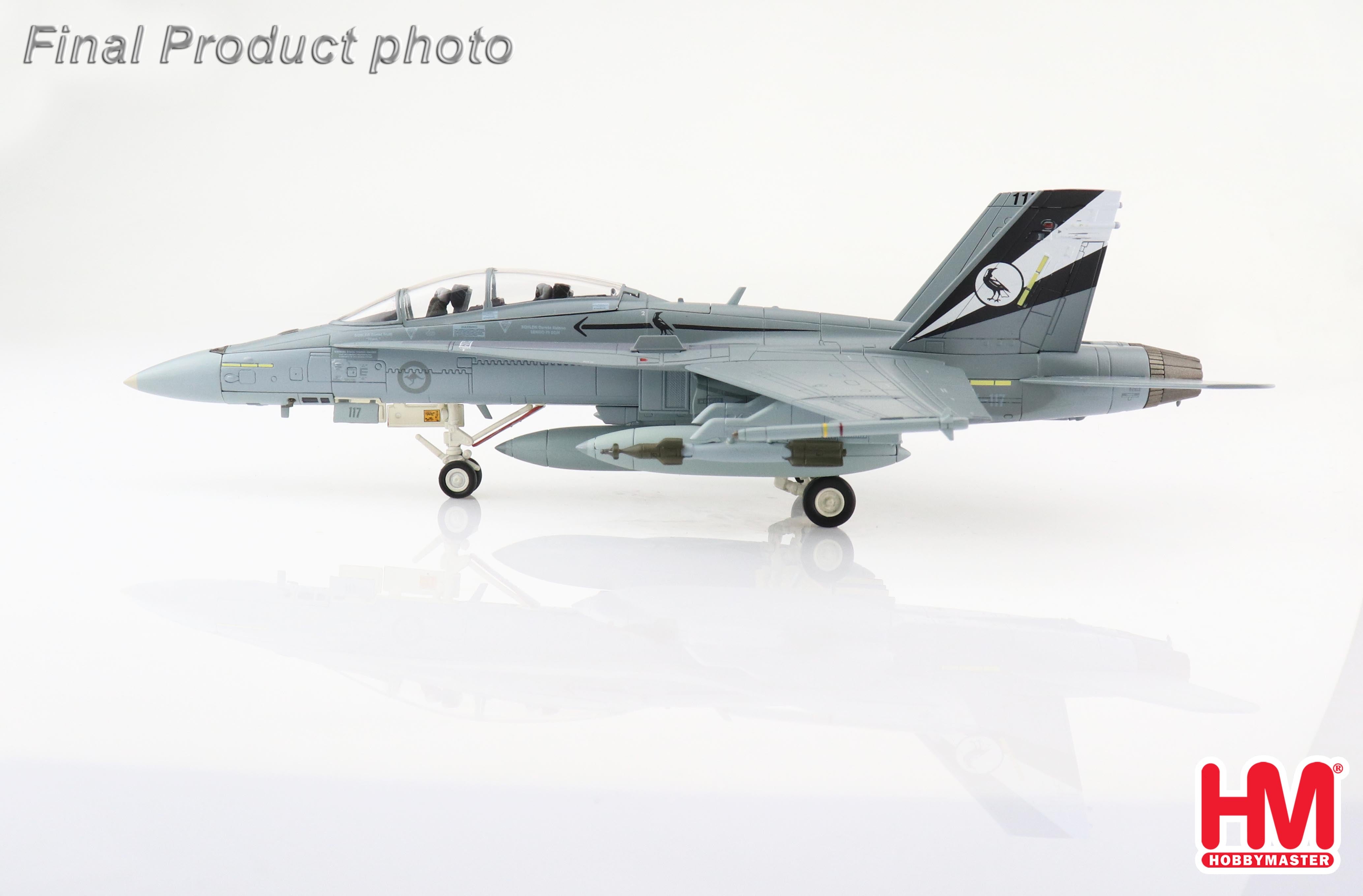 1/72 RAAF F/A-18B Hornet No.75 Sqn Final Flight A21-117 Tindal 2021
