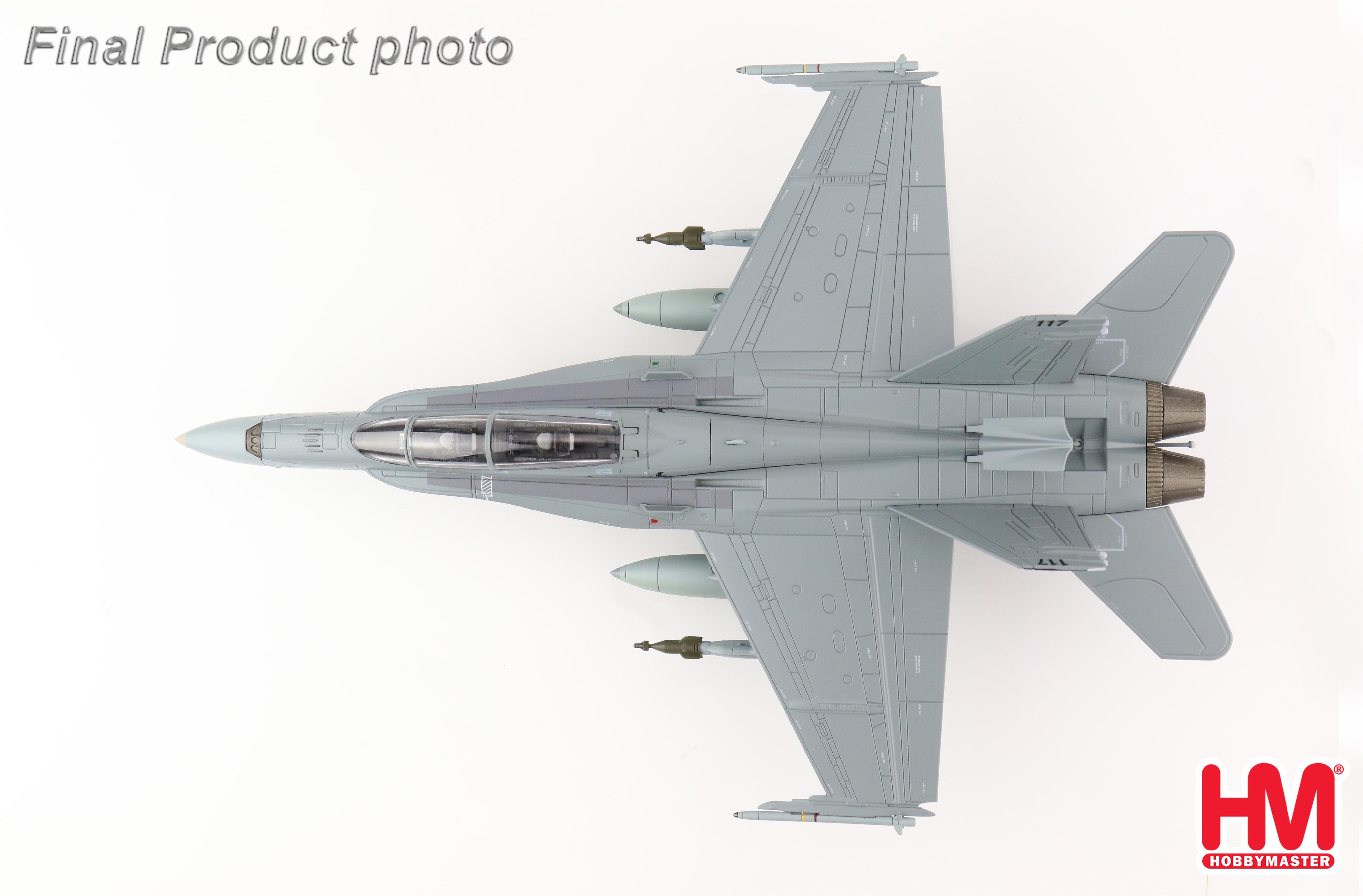 1/72 RAAF F/A-18B Hornet No.75 Sqn Final Flight A21-117 Tindal 2021