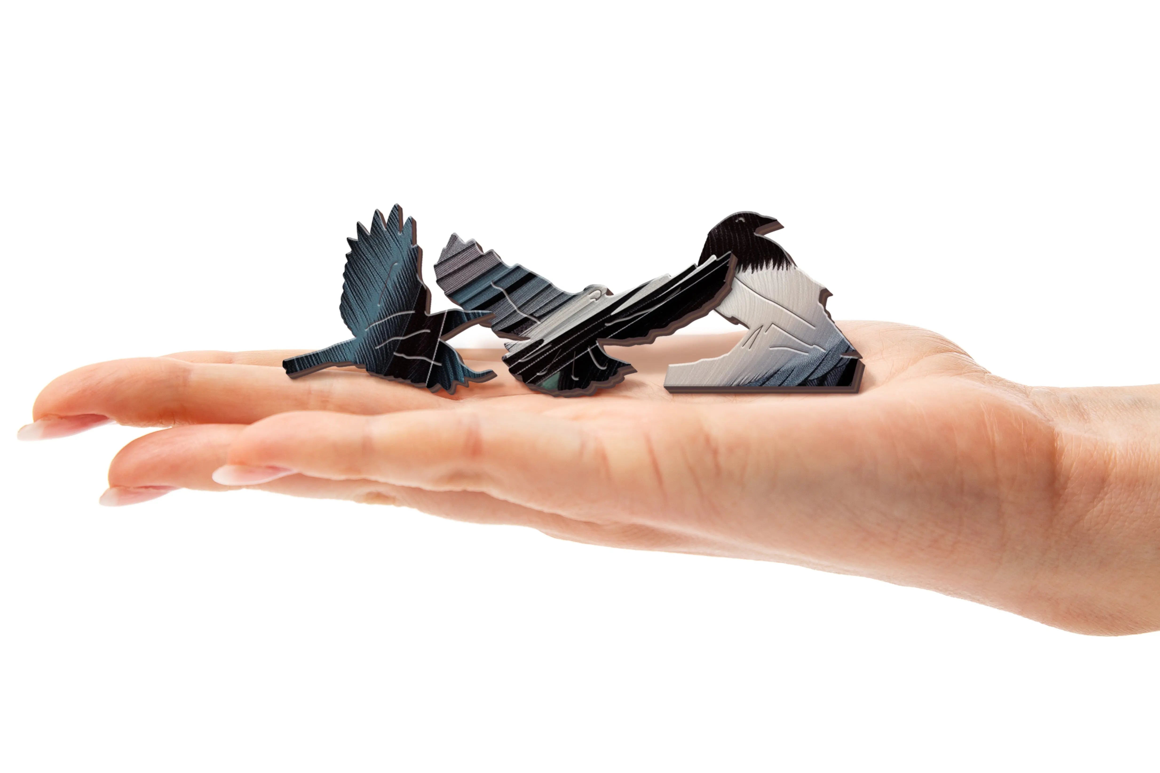 A5 Magpie Wooden Puzzle - Puzzle ART