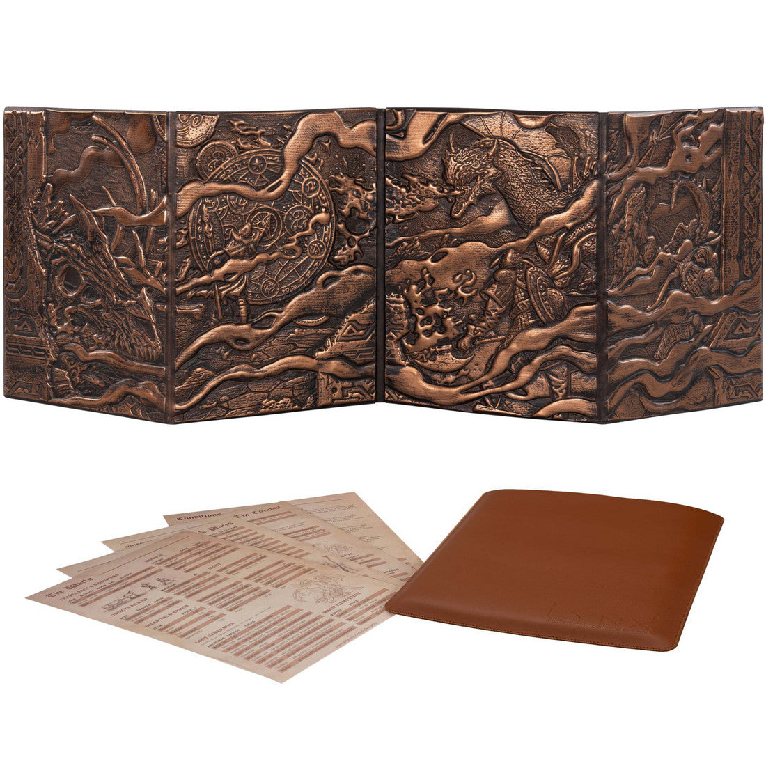 FAUX Leather DMs Screen - LYNX