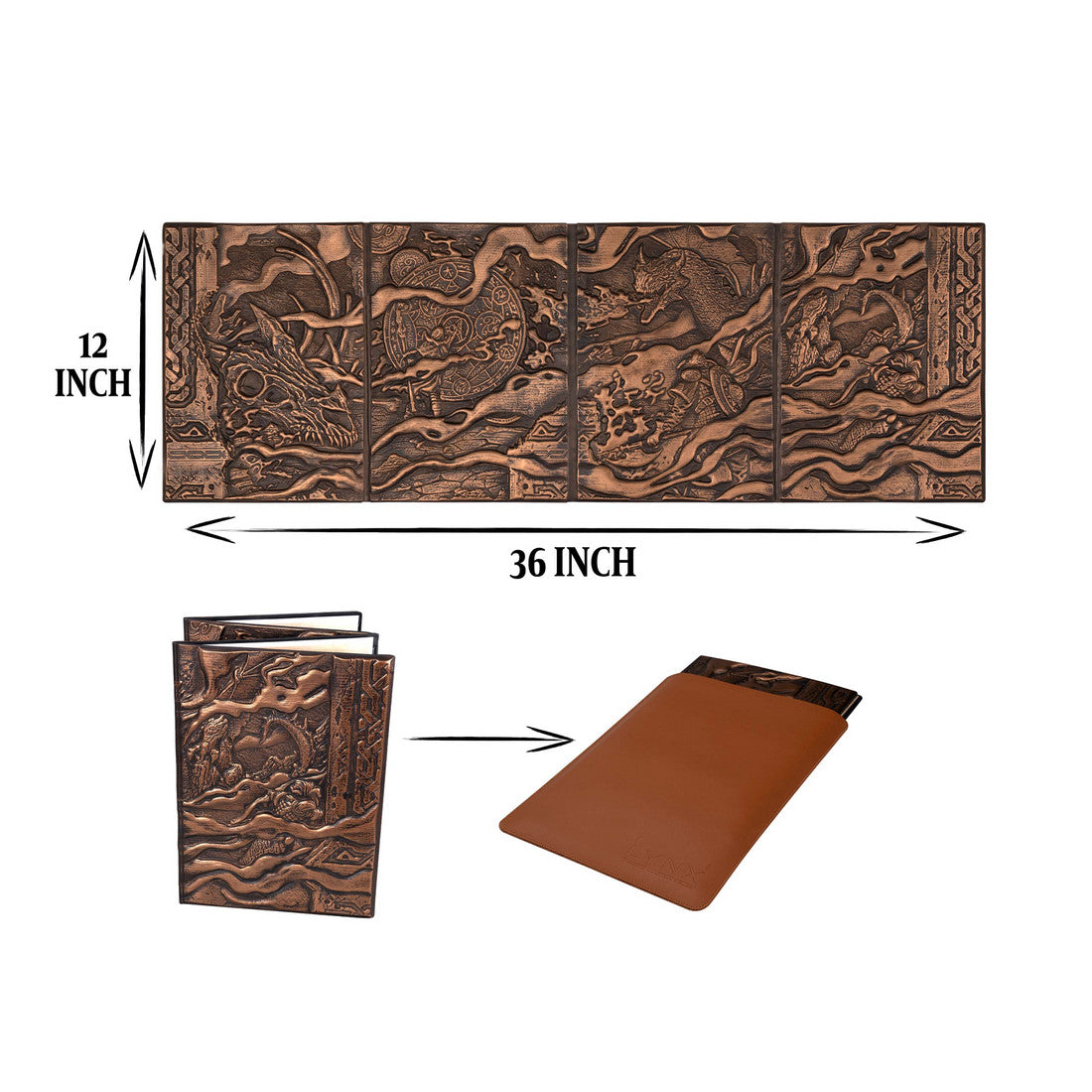 FAUX Leather DMs Screen - LYNX