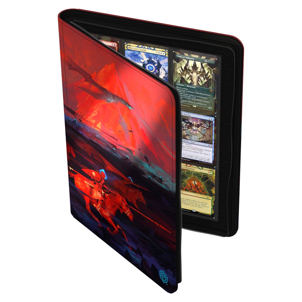 Crowned with Fire - Xenoskin Zipfolio 360 - Diminik Mayer - Ultimate Guard