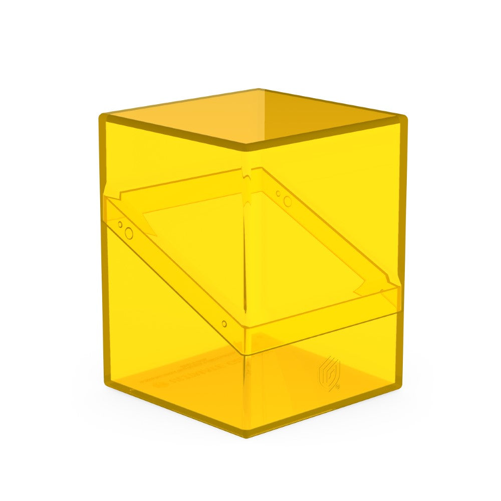 Clear: Amber Deck Box - 100+ Standard Size - Ultimate Guard Boulder Deck Case
