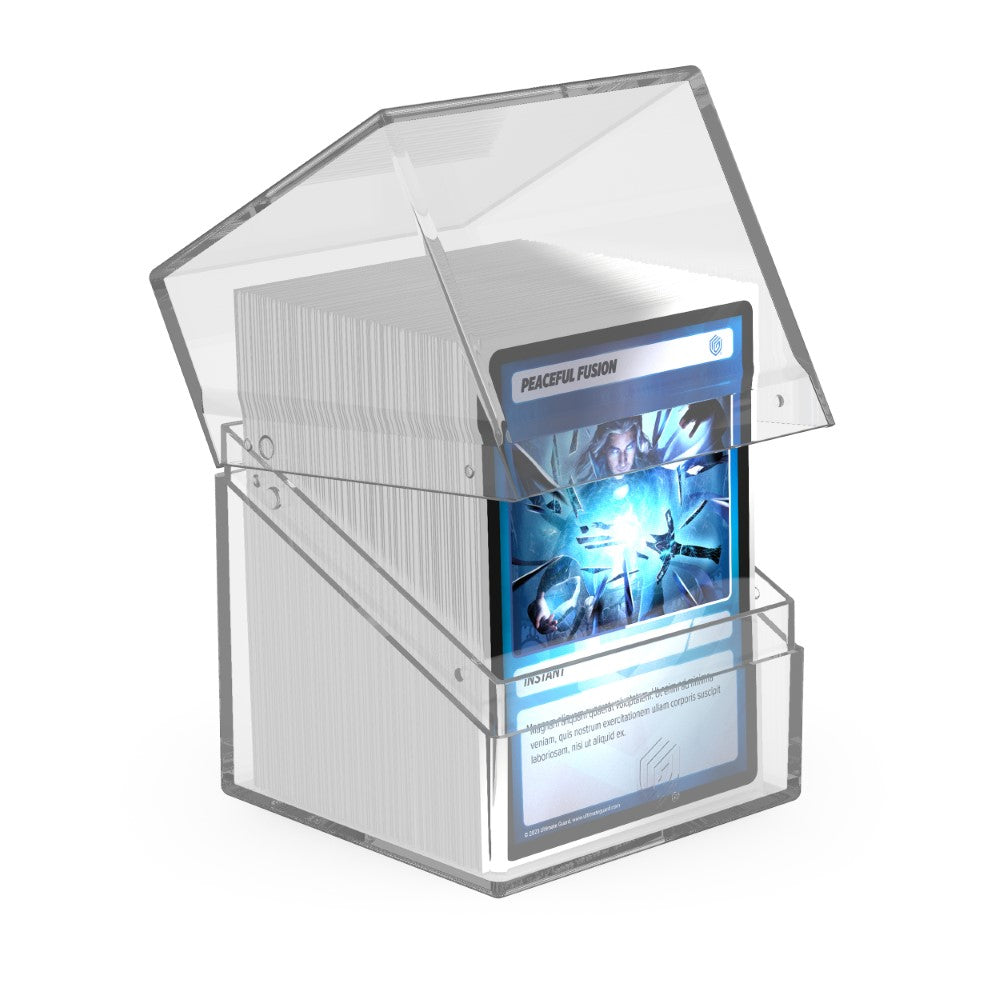 Clear Deck Box - 100+ Standard Size - Ultimate Guard Boulder Deck Case