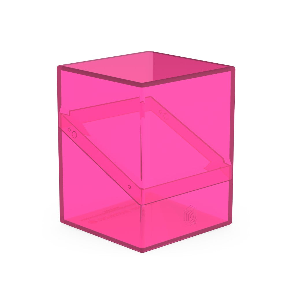Clear: Rhodonite Deck Box - 100+ Standard Size - Ultimate Guard Boulder Deck Case