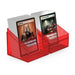 Clear: Ruby Deck Box - 100+ Standard Size - Ultimate Guard Boulder Deck Case
