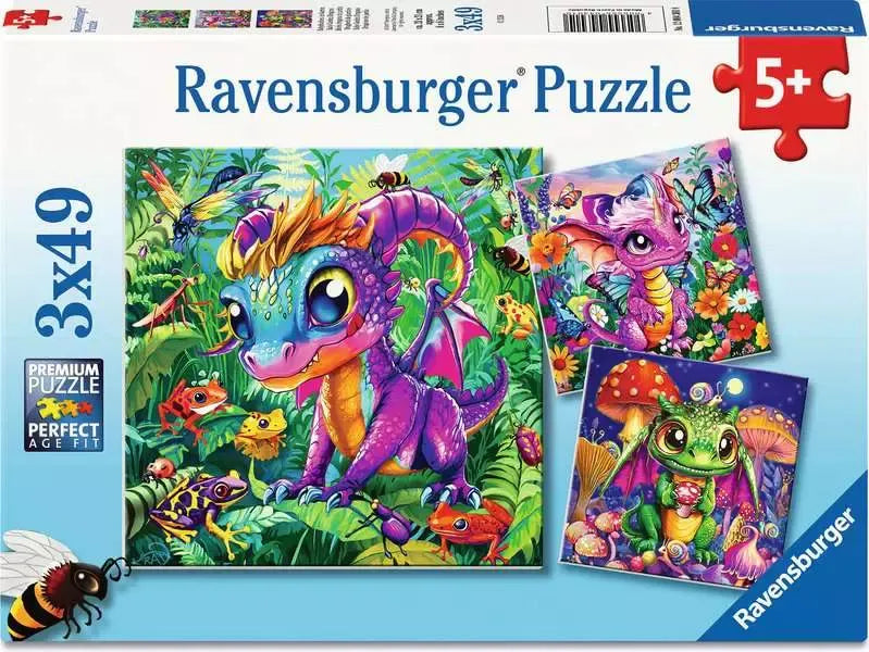 Baby Garden Dragons 3x49 pieces - Ravensburger