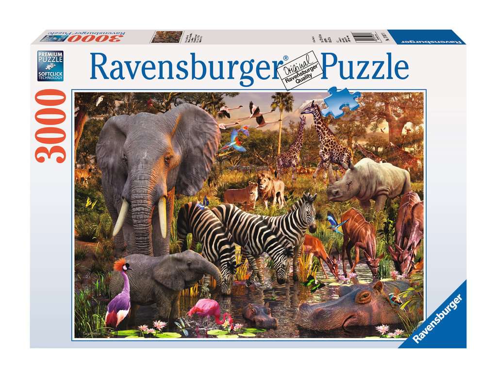 African Animal World Puzzle 3000pc