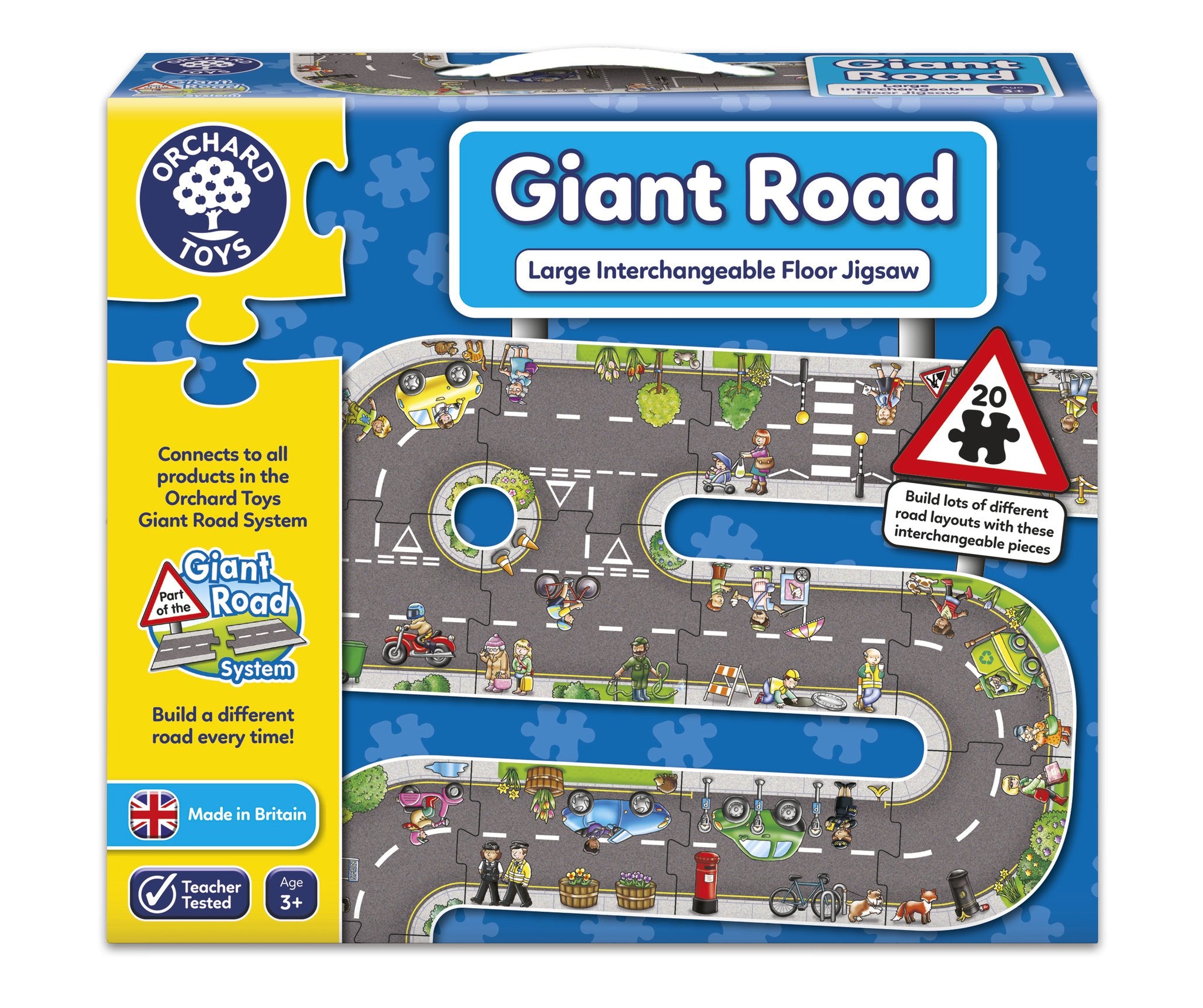 Giant Road Floor Jigsaw 20pc - Orchard