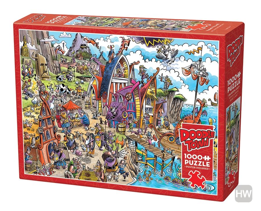 Viking Village - Doodletown 1000pc