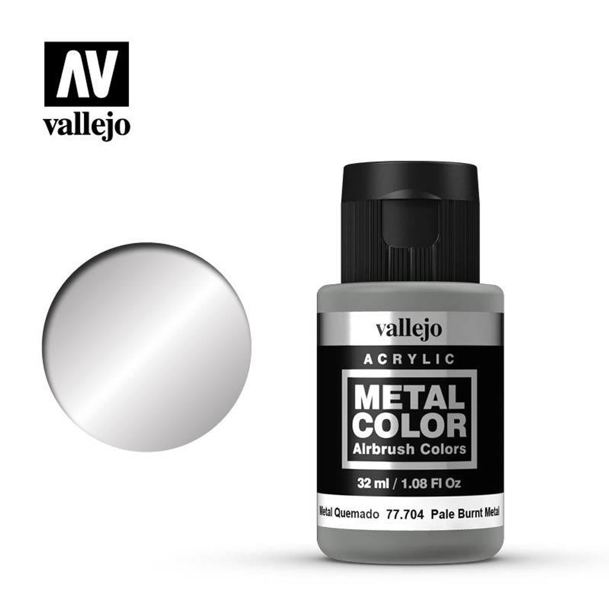 Pale Burnt Metal 32ml Vallejo Metal Color — Games World South Australia