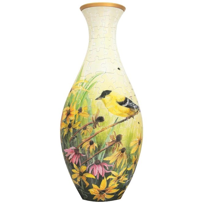 VASE GOLDFINCHES