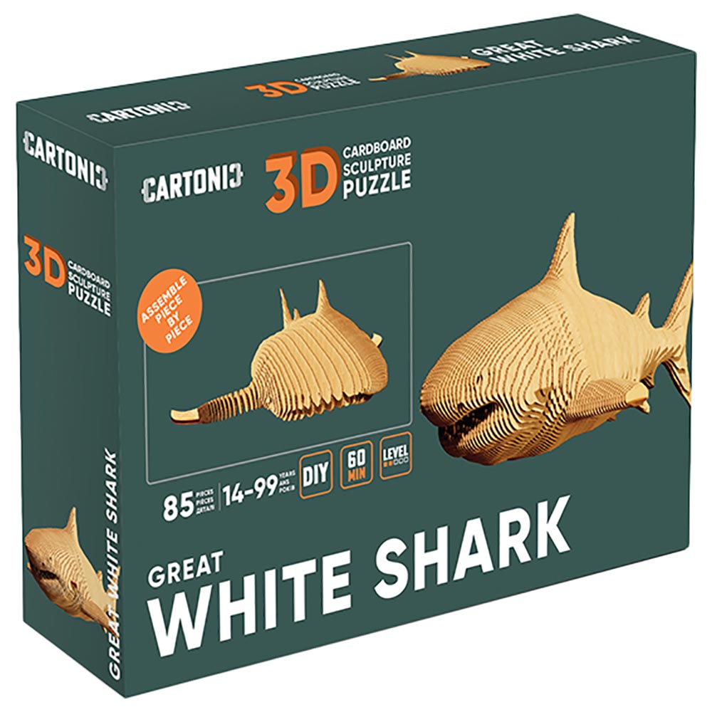 3D Great White Shark - Cartonic