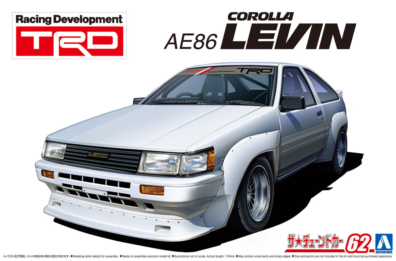 1/24 TRD AE86 COROLLA  LEVIN 83 TOYOTA