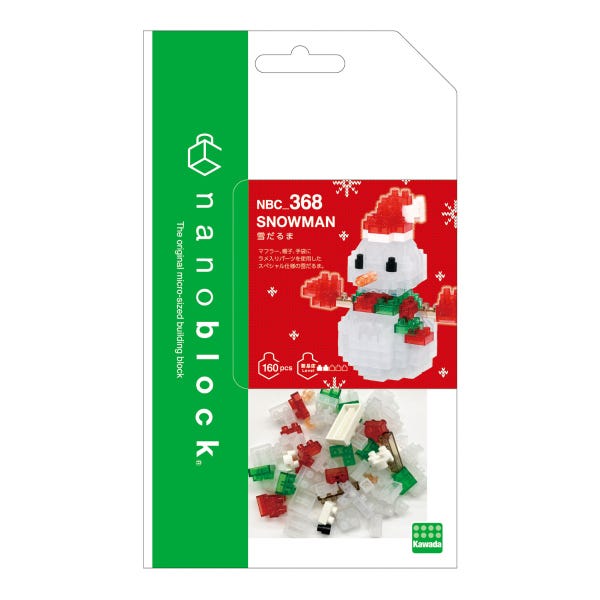 Snowman (Glitter) Nanoblock