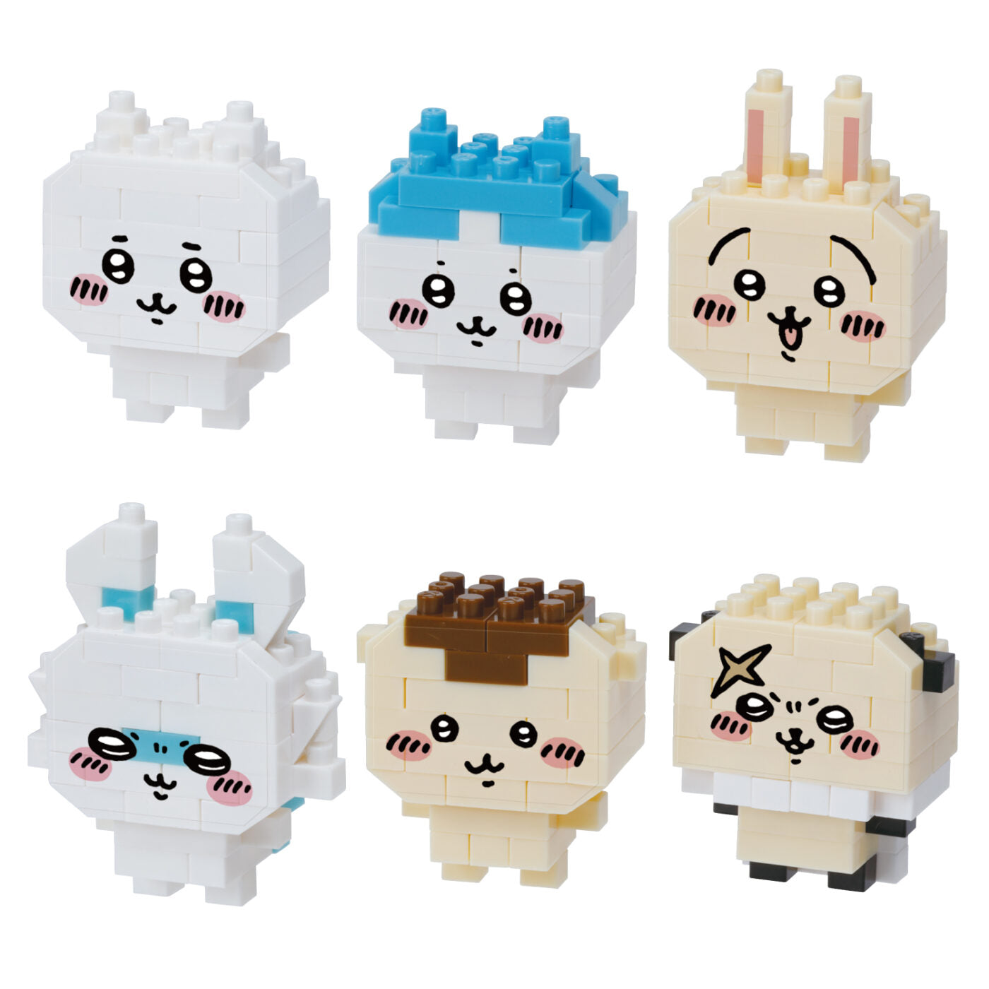 Chiikawa Characters Singles mininano (6 designs) - Nanoblock