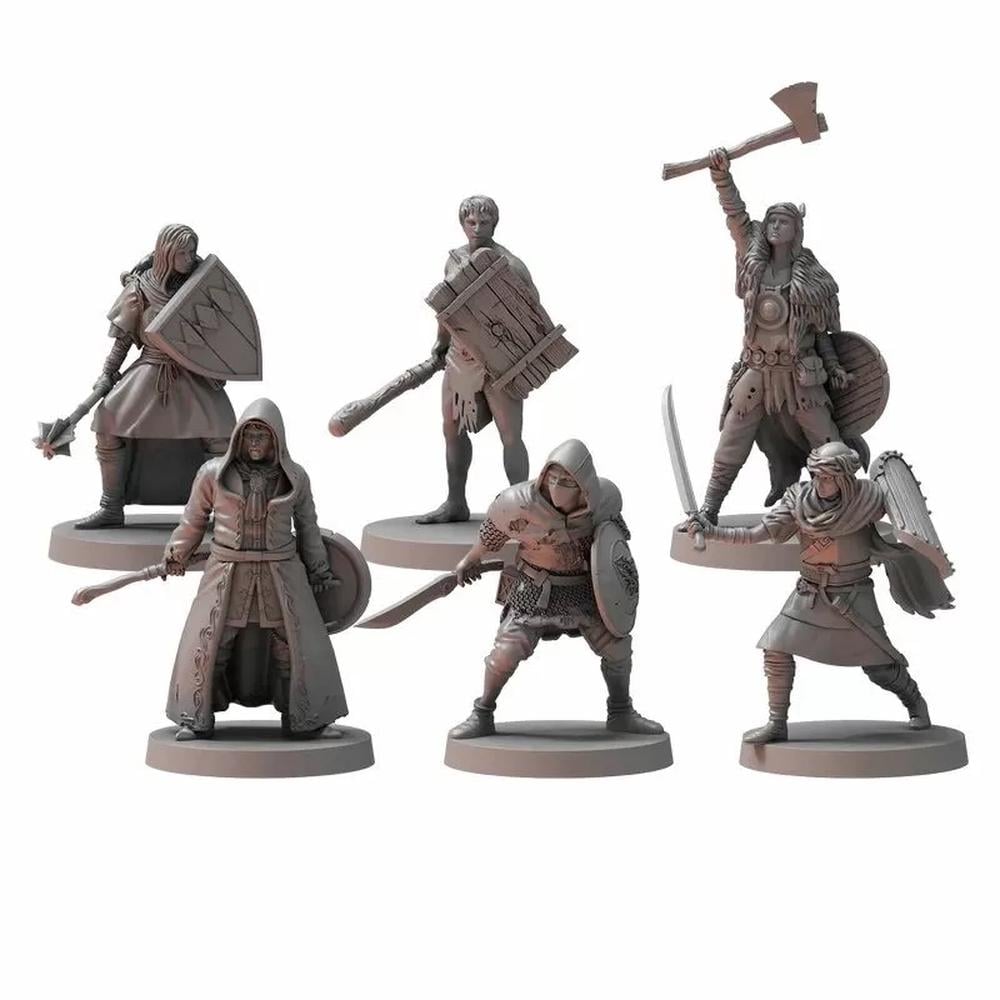 Unkindled Heroes Pack 2 - Dark Souls RPG Miniatures