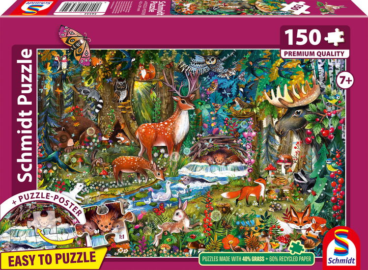 Animals in the Forest - 150pc - Schmidt