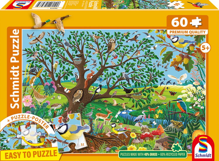 Animals In The Garden - 60P - Schmidt