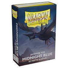 Midnight Blue Matte - Japanese Sleeves - Box 60 Dragon Shield