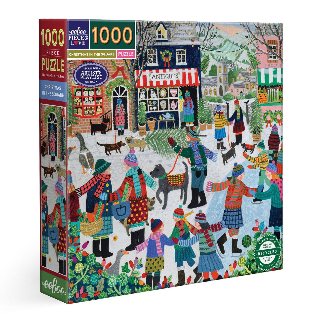 Christmas in the Square - 1000pc Eeboo