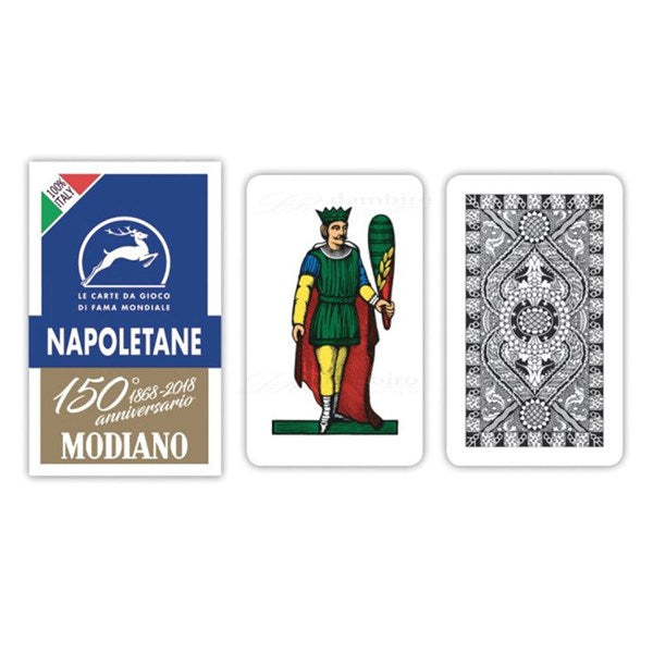 Blue Napoletane Modiano Cards