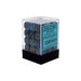 CHX27889 Phantom 12mm d6 Teal/gold Dice Block Chessex
