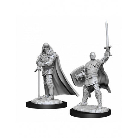 Human Male Paladin - D&D Nolzurs Marvelous Unpainted Miniatures