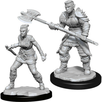 Orc Female Barbarian - D&D Nolzurs Marvelous Unpainted Miniatures
