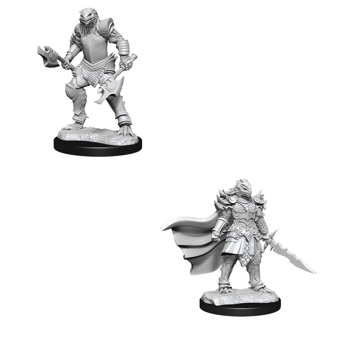 Dragonborn Female Fighter - D&D Nolzurs Marvelous Unpainted Miniatures