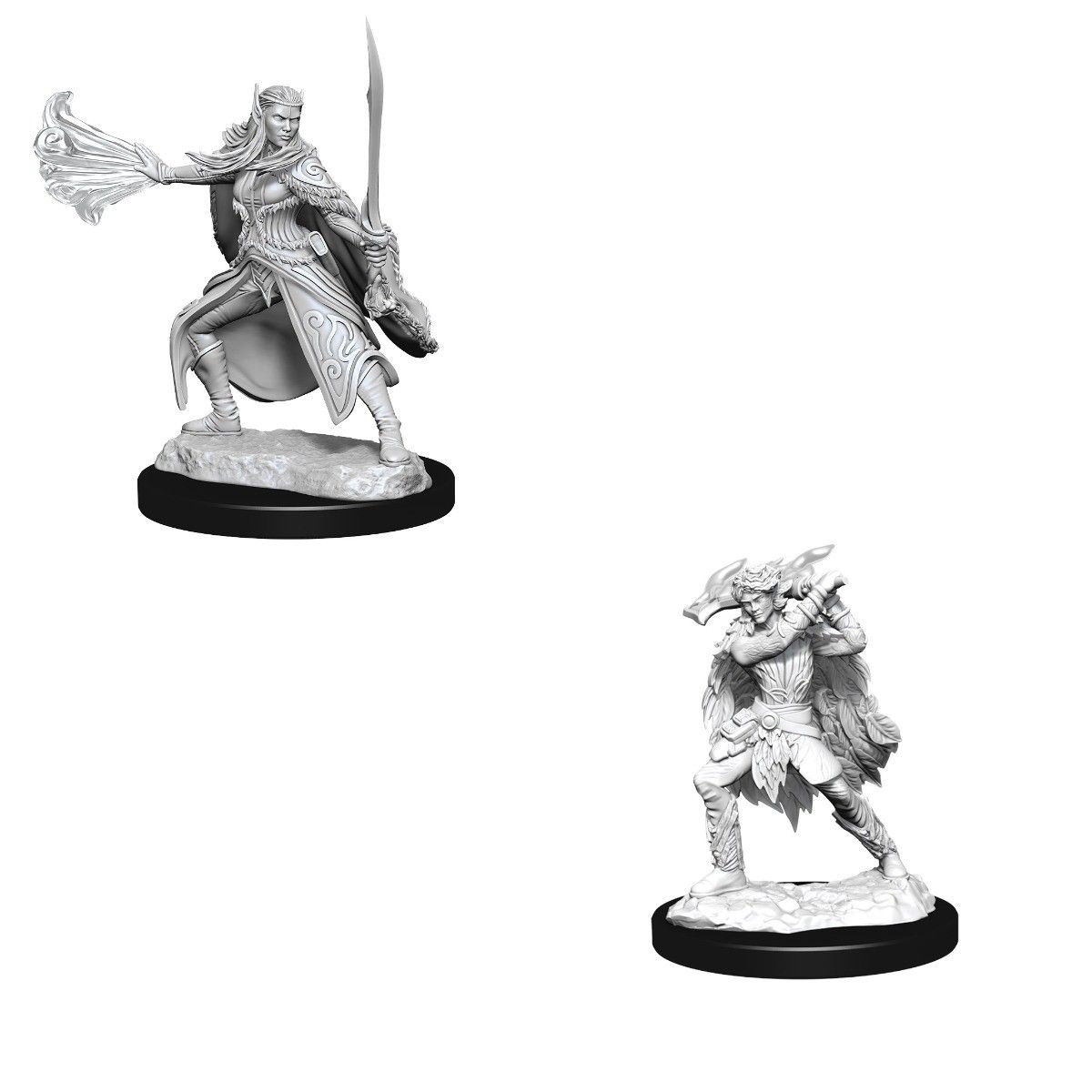 Winter Eladrin & Spring Eladrin - D&D Nolzurs Marvelous Unpainted Miniatures