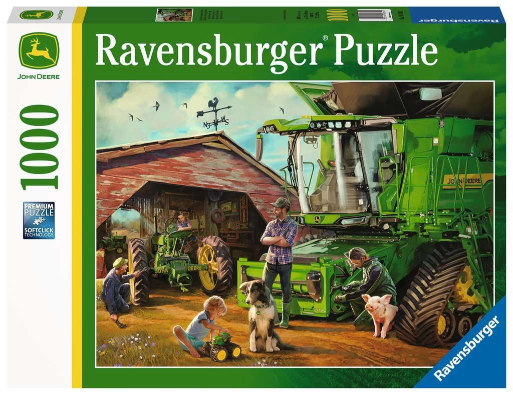 Then & Now - John Deere Legacy  Puzzle 1000pc
