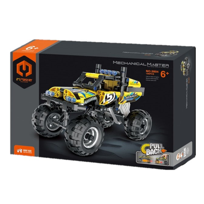 YELLOW MONSTER TRUCK 199 PCS