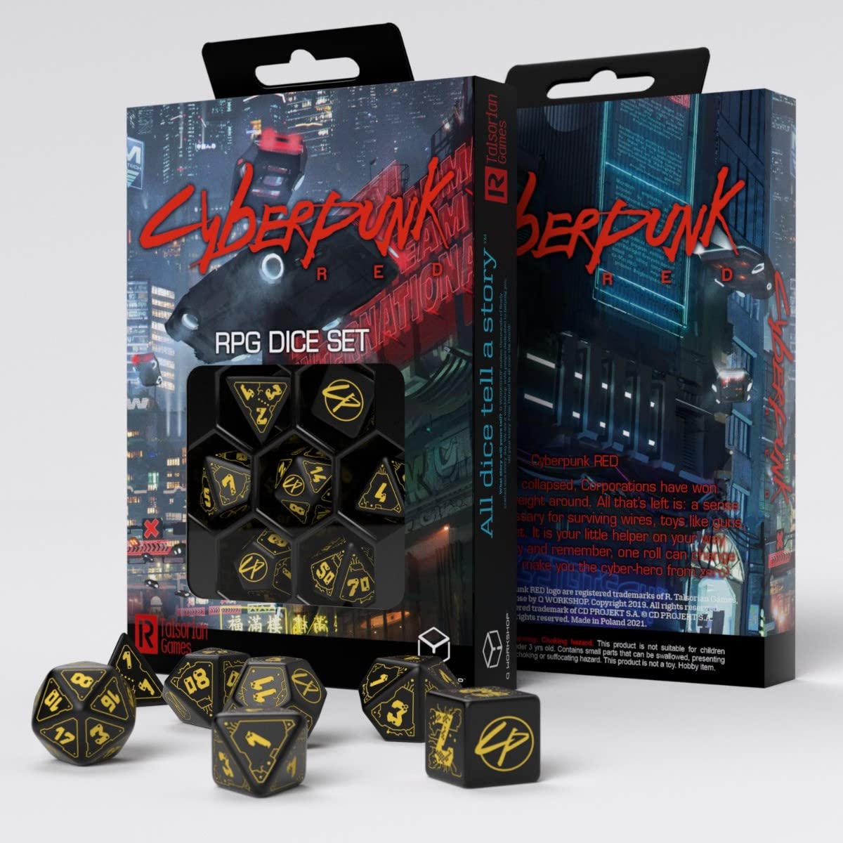 Wet Work - Cyberpunk Red Dice Set - Q Workshop